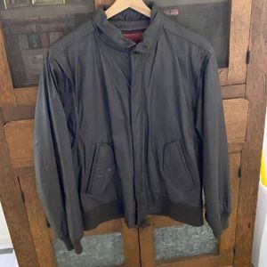 Brown Leather London Fog Jacket